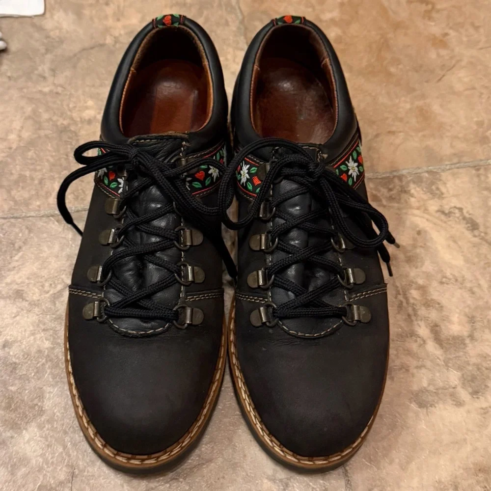 Josef Seibel Edelweiss lovely Vintage Hiking shoes- size 38 (EU) 7.5 US. - Picture 7 of 9